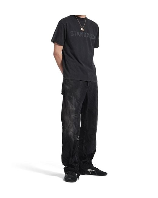 Balenciaga Black Standard T-Shirt for men