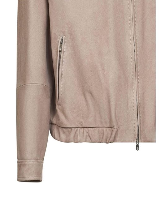 Brunello Cucinelli Pink Country Outerwear Jacket for men