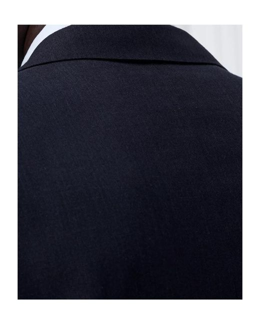 Dior Blue Long-Sleeved Suit Jacket Set for men
