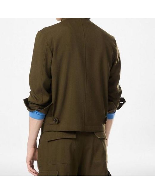 Tom Ford Green Long-Sleeved Casual Jacket for men