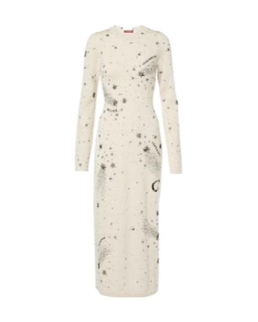Altuzarra Natural Ellima Printed Wool And Silk Maxi Dress