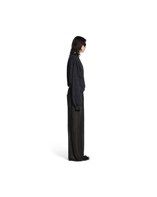 Balenciaga Gray Pantaloni Trasparenti for men