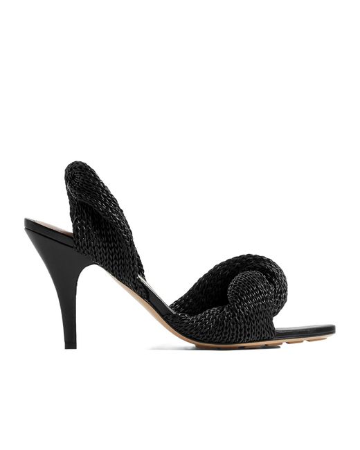 Bottega Veneta Black Grace Slingback Sandal