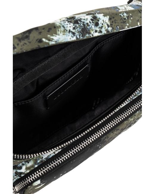 DSquared² Multicolor Splatter-Print Zipped Shoulder Bag for men