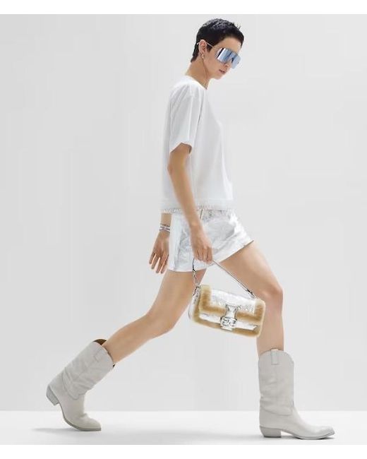Fendi White Jersey T-Shirt