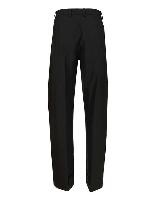 Moncler Black X Edward Enninful Pleat Tailored Trousers