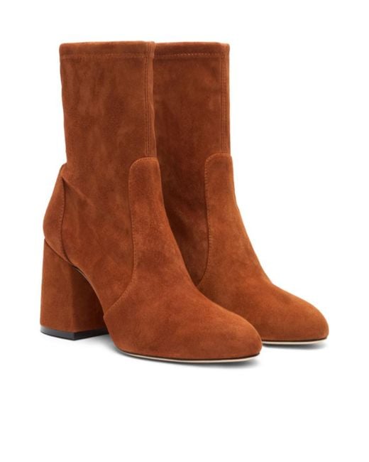 Stuart Weitzman Brown Essentialist Stretch 85