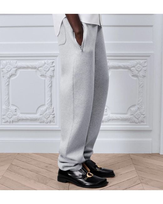 Dior Gray Oblique Track Pants for men