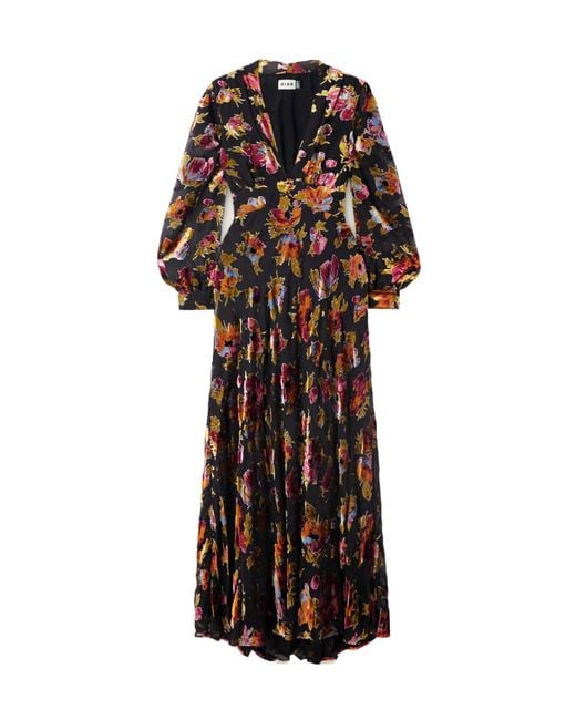 Rixo Black Long Sleeve Dress