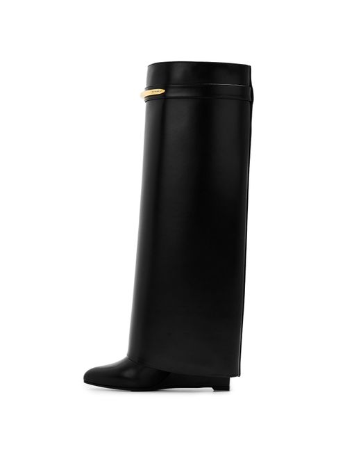 Givenchy Black Knee-High Fitted Boots