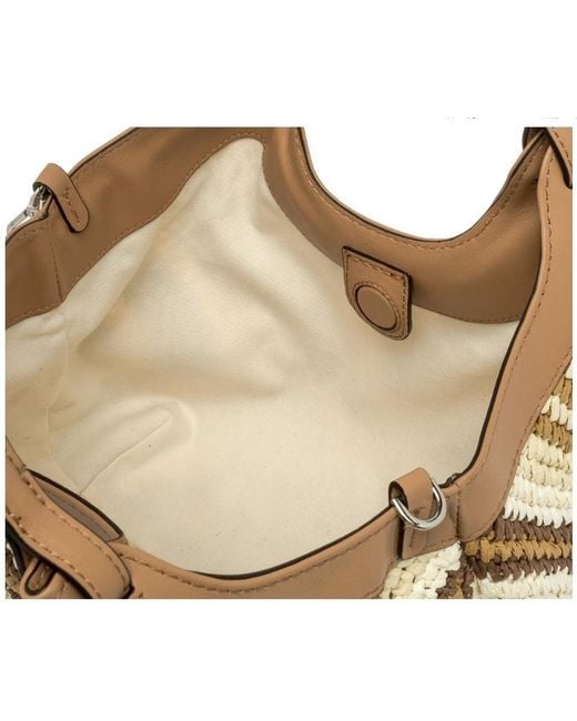 Gianni Chiarini Metallic Dua Woven Shoulder Bag