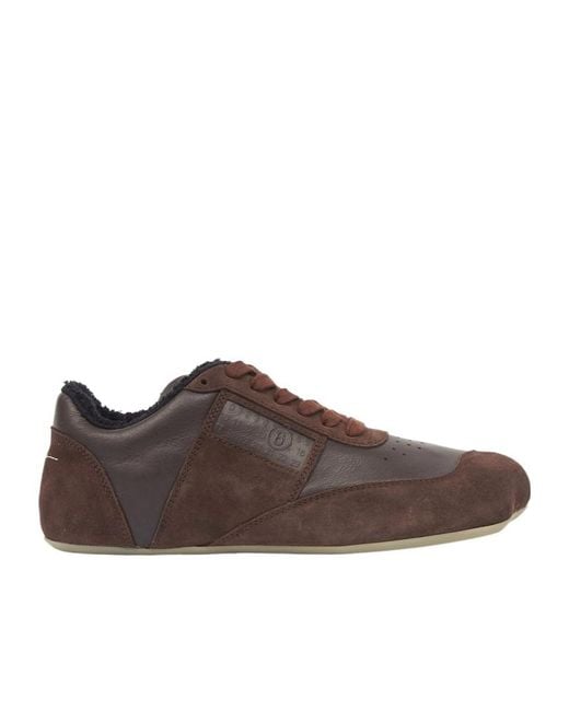 MM6 by Maison Martin Margiela Brown Anatomic Sneakers