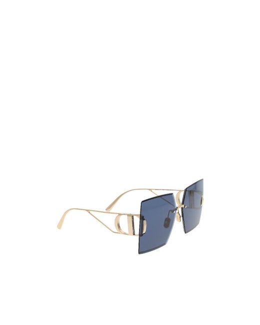 Dior Blue Eyewear 30Montaigne S7U Square Frame Sunglasses