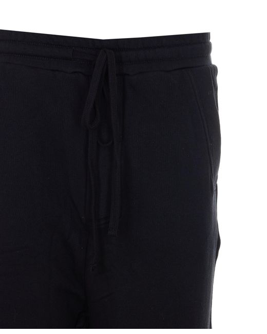 Thom Krom Black Elastic Waist Track Pants for men