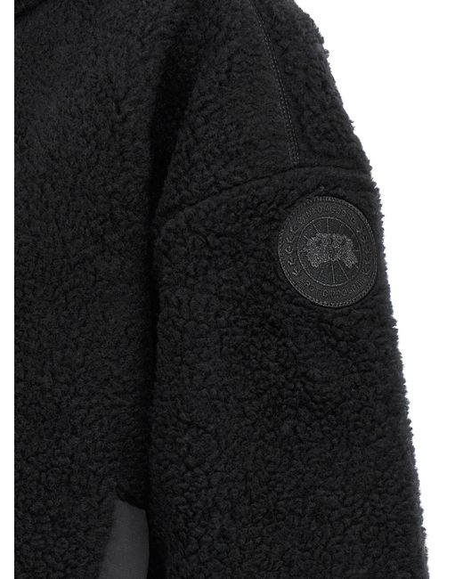 Canada Goose Black Alberni Reversible Bomber Jacket