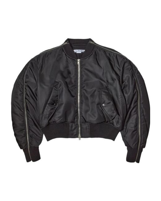 Acne Black Long-Sleeved Casual Jacket