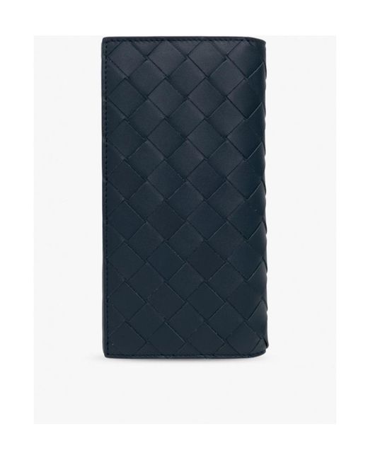 Bottega Veneta Blue Logo Wallet for men