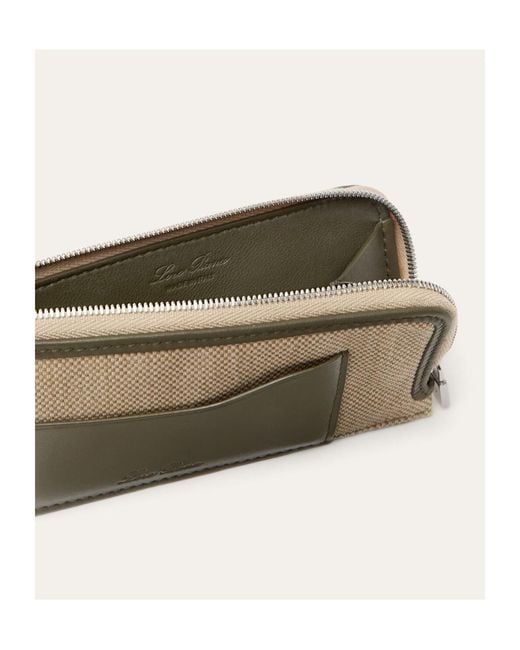 Loro Piana Natural Extra Zip Pouch for men