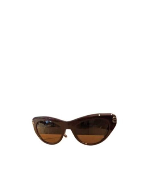 Balenciaga Multicolor Tortoiseshell-Effect Cat-Eye Sunglasses