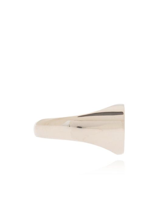 DSquared² White Logo-Engraved Ring for men