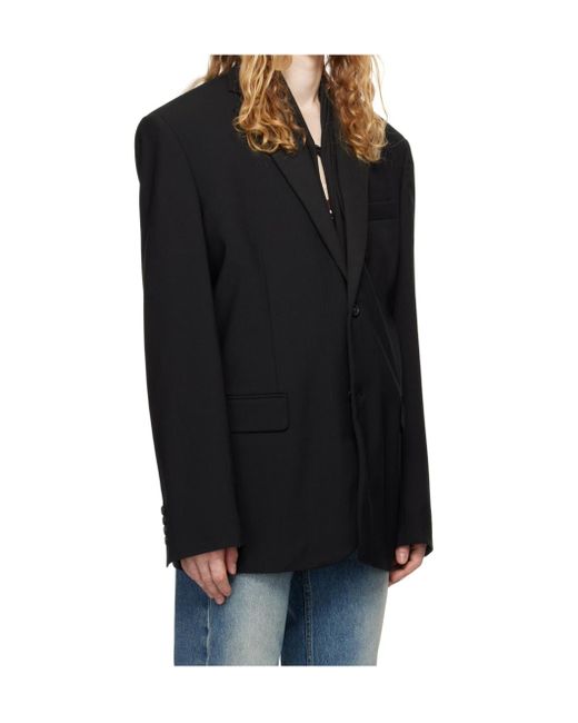 Y. Project Black Single-Breasted Blazer for men
