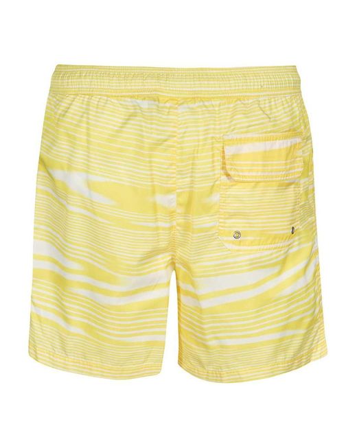 Missoni Yellow Logo Shorts for men