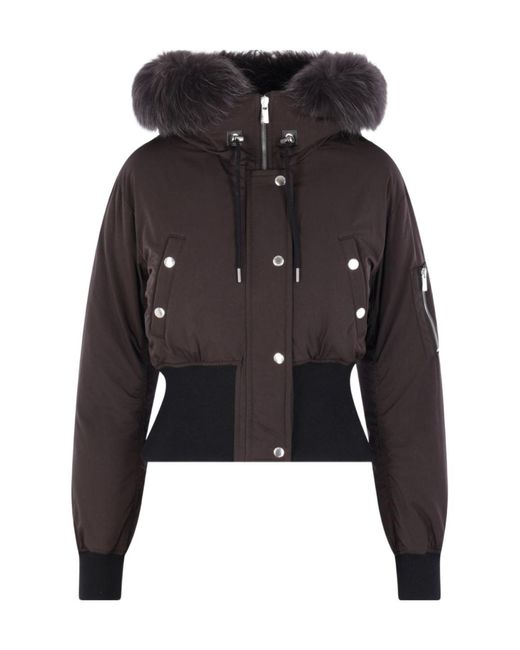 Tatras Black Long-Sleeved Down Jacket