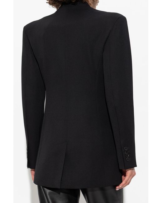 The Attico Black The Long Sleeved Jacket