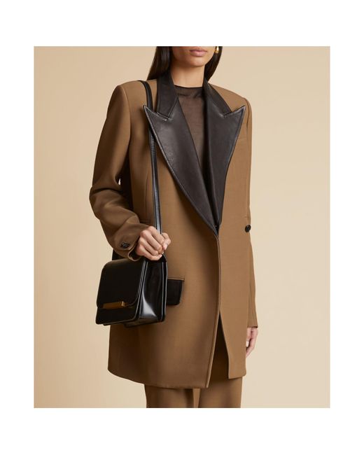 Khaite Brown The Jacobson Asymmetric Blazer