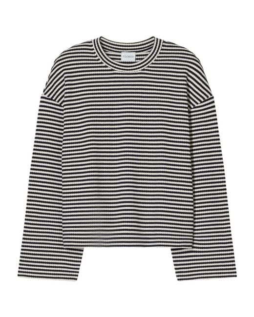 Closed Multicolor Striped Longsleeve