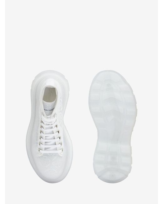McQueen White Tread Slick Boots
