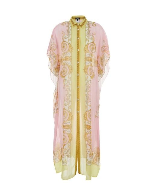Versace Metallic Beach Dress