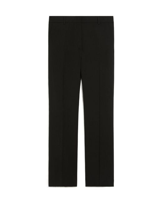 Weekend by Maxmara Black Wool Casual Pants