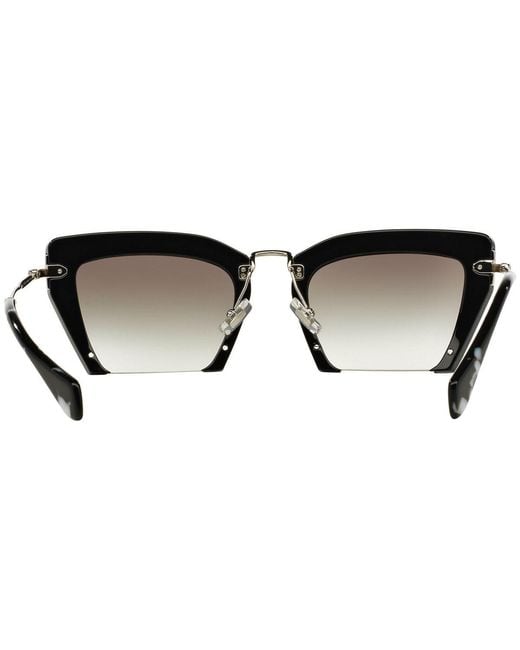 Miu Miu Metallic Logo Sunglasses