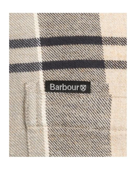 Barbour Gray Edderton Shirt for men