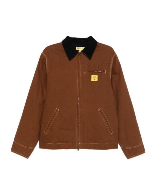 ICECREAM Brown Collared Casual Jacket for men