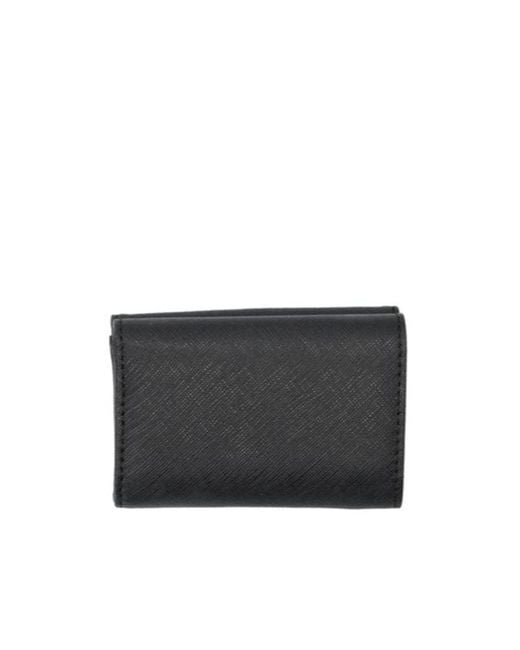 Vivienne Westwood Black Orb Plaque Envelope Wallet