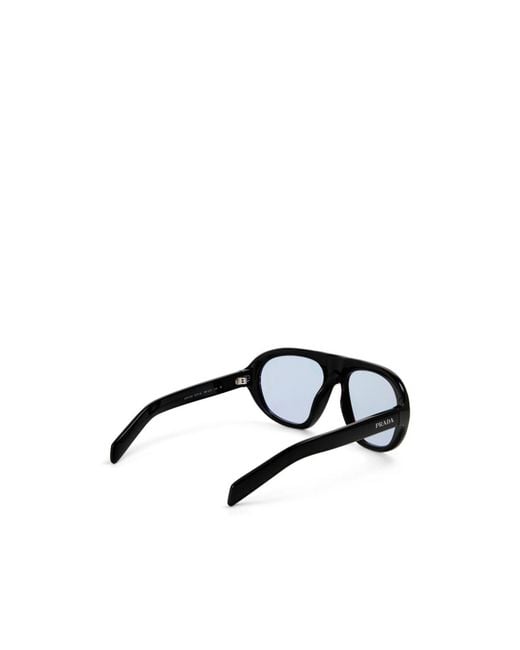 Prada Metallic Aviator Sunglasses for men