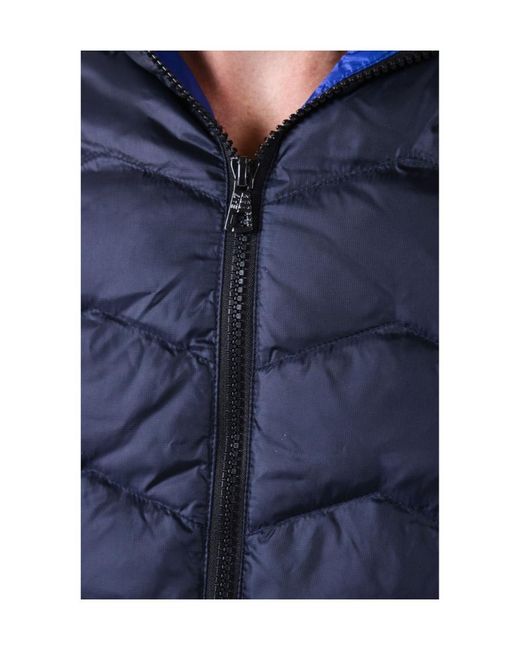 EA7 Blue Logo Down Jacket for men