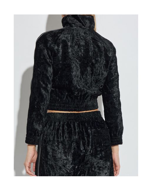 T By Alexander Wang Blue Velvet Cardigan