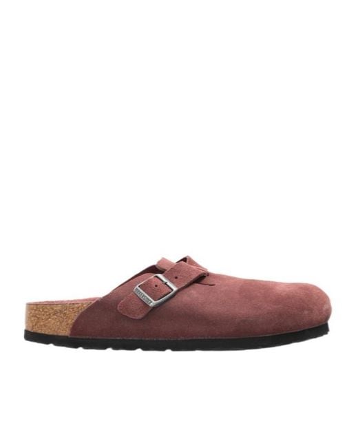 Birkenstock Brown Boston Buckle-Fastening Mules for men