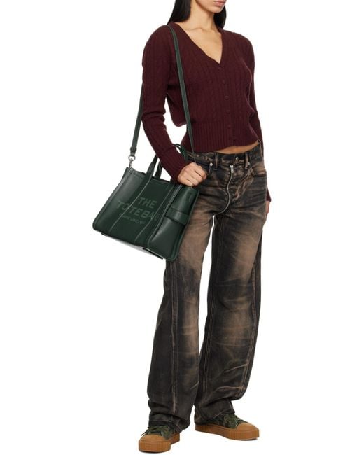 Marc Jacobs Green The Medium Tote Bag
