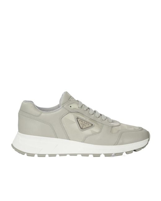 Prada Gray Prax 01 Sneakers for men