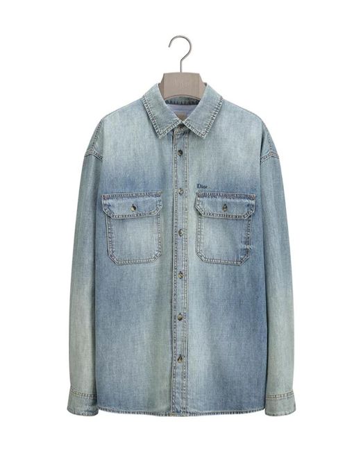 Dior Blue Overshirt for men