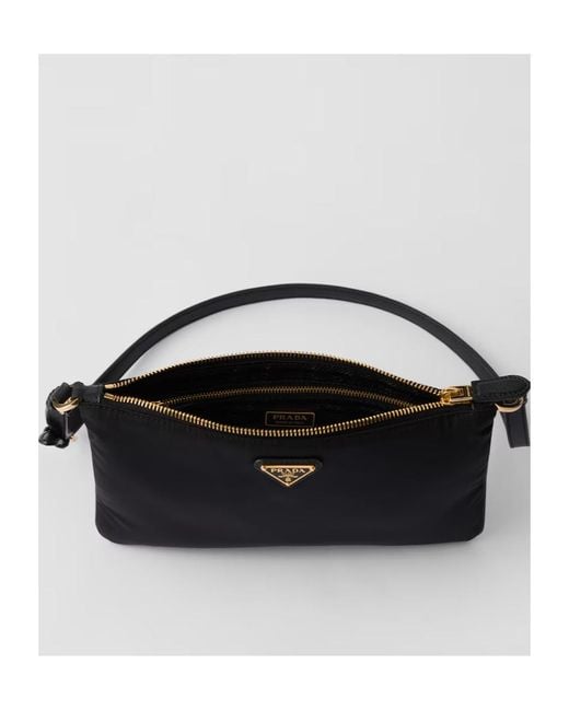Prada Black Logo Shoulder Bag