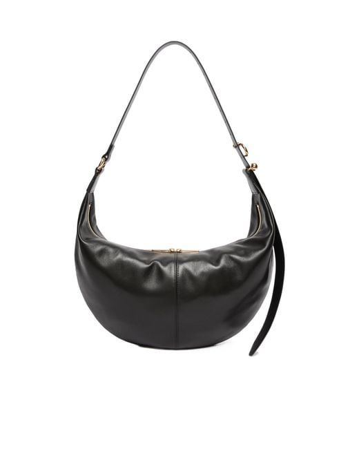 Sportmax Black Zippered Shoulder Bag