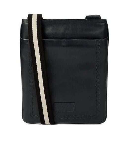 Bally Black Logo Shoulder Bag for men