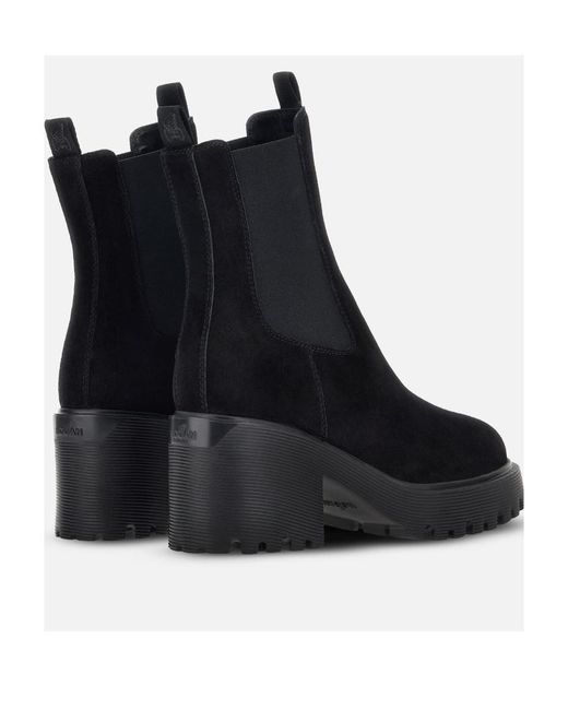 Hogan Black H 649 Chelsea Boots