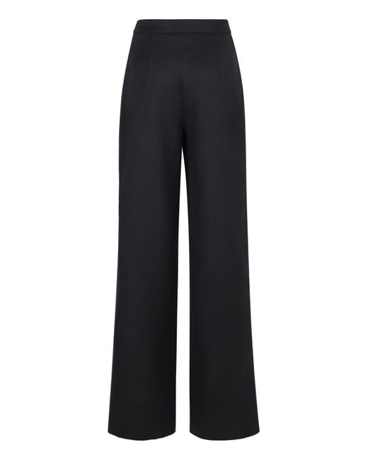 Max Mara Blue Studio Mozart High-Waist Pants