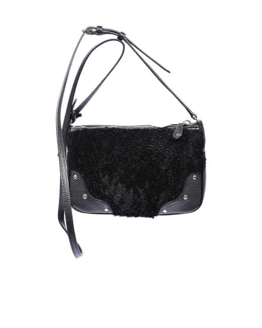 COACH Black Logo Cross-Body Bag